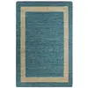 Image de Tapis fait à la main jute bleu 160x230 cm
