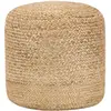Image de vidaXL Pouf fait à la main 40 x 45 cm Jute