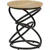 Image de vidaXL Table d'appoint Bois de manguier solide 40x50 cm