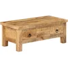 Image de vidaXL Table Basse Table de Canapé Séjour Salon Meuble Bois de Manguier Massif