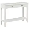 Image de vidaXL Table console Blanc 110x35x80 cm Bois