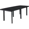 Image de vidaXL Table de Jardin Anthracite Plastique Meuble Mobilier Table d'Extérieur