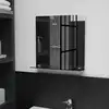 Image de vidaXL Miroir mural avec étagère 40x40 cm Verre trempé