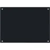 Image de vidaXL Dosseret de Cuisine Carrelage Mural Décoration Protection Anti-éclaboussures Résistant aux Rayures Noir 70x50 cm Verre Trempé