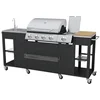 Image de vidaXL Barbecue d'Extérieur 4 Brûleurs avec Brûleur Latéral Cuisine de Jardin