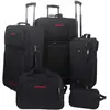 Image de vidaXL Set de valises noires 5 pièces