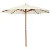 Image de vidaXL Parasol 300x258 cm Blanc sable