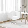 Image de vidaXL Tabouret de bar Blanc Similicuir