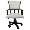 Image de vidaXL Chaise de Bureau Pivotante Mobilier de Bureau Blanc Fauteuil de Bureau