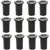 Image de vidaXL Lampes au sol d'extérieur 12 pcs rond