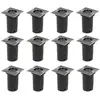 Image de vidaXL 12 pcs Lampes encastrables au sol d'extérieur Carré