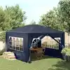 Image de vidaXL Tente de réception 3x4 m Bleu