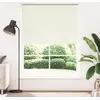 Image de vidaXL Store enrouleur occultant 144,4 x 230 cm, largeur du tissu 140 cm, blanc cassé