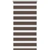 Image de vidaXL Store Enrouleur Tamisant 40,9x100 cm Marron Store Occultant Fenêtre