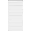 Image de vidaXL Store Enrouleur Tamisant 40,9x100 cm Blanc Fenêtre Chambre à Coucher