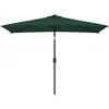 Image de vidaXL Parasol Vert Rectangulaire Parasol de Jardin Terrasse Plage Pare-Soleil