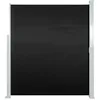 Image de vidaXL Paravent Store Vertical 160x300 cm Noir Auvent Rétractable Extérieur