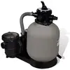 Image de vidaXL Pompe à Filtre à Sable de Piscine 600 W 17000 l/h Pompe de Filtration