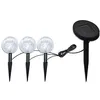 Image de vidaXL 3x Boule Solaire LED Lampe Éclairage Solaire de Jardin Extérieur