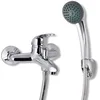 Image de vidaXL Kit Robinet de Douche Chrome Salle de Bain Toilette Mitigeur Douchette