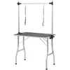 Image de vidaXL Table de Toilettage Ajustable pour Chiens Chats 2 Potences Animaux