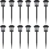 Image de vidaXL Ensemble de 12 lampes LED solaires avec piquet 8,6x8,6x38 cm