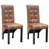 Image de vidaXL Chaise de Salle à Manger 2 pcs