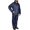 Image de vidaXL Combinaison de Pluie avec Capuche 2 pièces Bleu Marine XXL