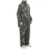 Image de vidaXL Combinaison de pluie avec capuche 2 pcs Hommes Camouflage XL