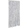 Image de vidaXL Moustiquaire Gris et Blanc 100x220 cm Chenille Rideau contre Mouches