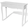 Image de vidaXL Table de Console Coiffeuse Blanc Salon Couloir Bureau Table d'Appoint