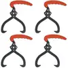 Image de vidaXL Pinces à bûches 4 pcs avec manche en PVC