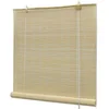 Image de vidaXL Store Enrouleur Bambou Naturel 150x220 cm Pare-Vue Pare-Soleil Maison
