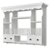 Image de vidaXL Armoire Murale de Cuisine Bois Blanc Mur Etagère de Rangement Placard