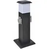 Image de vidaXL Borne Jardin Électrique 2 Prises avec Lampe Bloc Prises Extérieures
