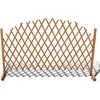 Image de vidaXL Barrière en Bois Extensible Barrière Clôture pour Animaux Plantes Fleur