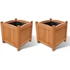 Image de vidaXL Ensemble de 2 Lits surélevés Bois 30x30x30 cm