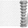 Image de vidaXL Clôture à mailles losangées Acier galvanisé 15x1,5 m Argenté