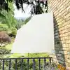 Image de vidaXL Auvent latéral pliable de balcon Crème 140x140 cm