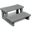 Image de vidaXL Marches-spas Gris