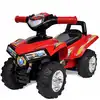 Image de vidaXL Quad à chevaucher enfant rouge avec son et lumière