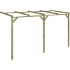 Image de Pergola à appentis 2 x 4 x 2,2 m Bois