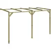 Image de vidaXL Pergola à appentis 2 x 4 x 2,2 m Bois