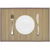 Image de vidaXL Napperons 6 pcs Bambou 30 x 45 cm Marron