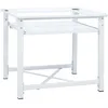 Image de vidaXL Socle pour Machine à Laver Étagère Coulissante Blanc Base de Lave-linge