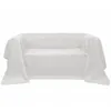 Image de vidaXL Housse de canapé Micro-suède Crème 140x210 cm
