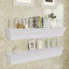Image de vidaXL Étagères murales Aaliyah 2 pcs Blanc