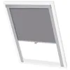 Image de vidaXL Store Enrouleur Occultant Gris 104 Fenêtre de Toit Bureau Rideau
