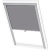 Image de vidaXL Store Enrouleur Occultant Gris C04 Fenêtre de Toit Bureau Rideau