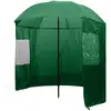 Image de vidaXL Parapluie de pêche Vert 240x210 cm